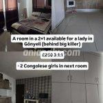 A room in 2+1 Apartment for rent_Nicosia_Gönyeli